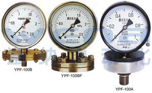 YPF-150BF(25KPa,40KPa)【YPF-150BF(25KPa,40KPa),膜片压力表】